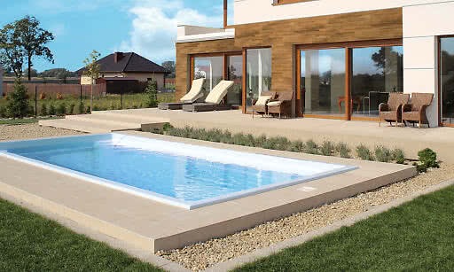 Miljöbild - Glasfiberpool